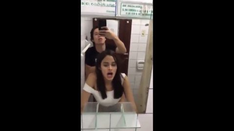 Sexy Latina Fucked In Bathroom